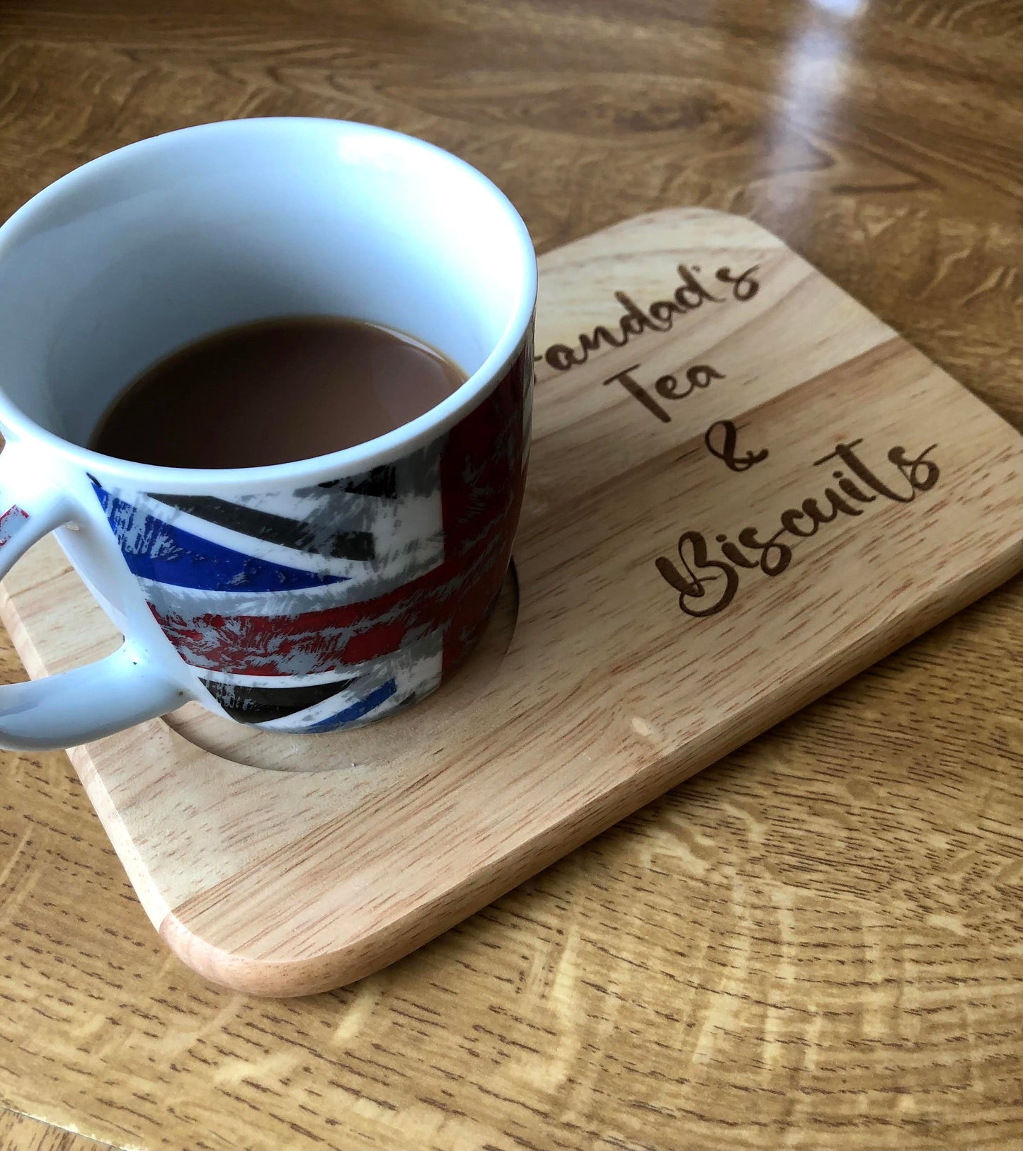 Coffee Serving Board Gift, tea and biscuits, coffee and cake